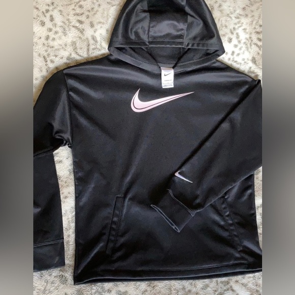 Nike Girls' Therma-Fit Hoodie, Kids', Pullover, Kangaroo Pocket - Picture 4 of 6